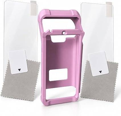 Ingenico Axium DX8000 Protective Silicone Case (Pink) + 2 Screen Protectors